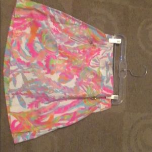 Lilly pulitzer scuba to Cuba skirt worn 1x